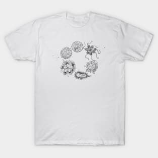 Human viruses and microbes T-Shirt